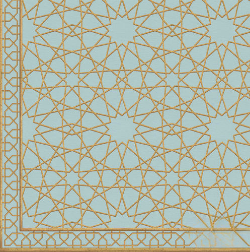 Carta da parati contemporanea - MAMLUK GEOMETRIC CEILING - Iksel Decorative Arts - in fibra di vetro / in vinile / con motivi geometrici
