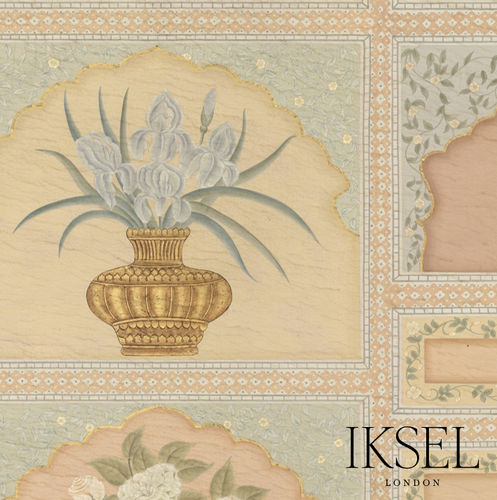 Carta da parati contemporanea - SC138 Ottoman Screen - Iksel Decorative Arts - in vinile / in fibra di vetro / con motivi naturali