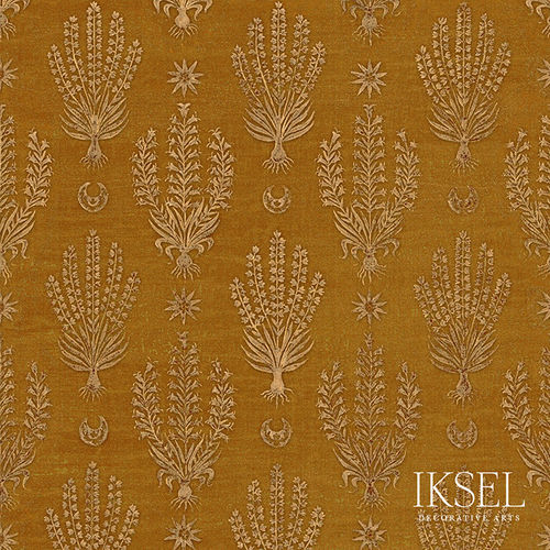 Carta da parati contemporanea - RW205 Roxelane - Iksel Decorative Arts - in vinile / in fibra di vetro / floreale