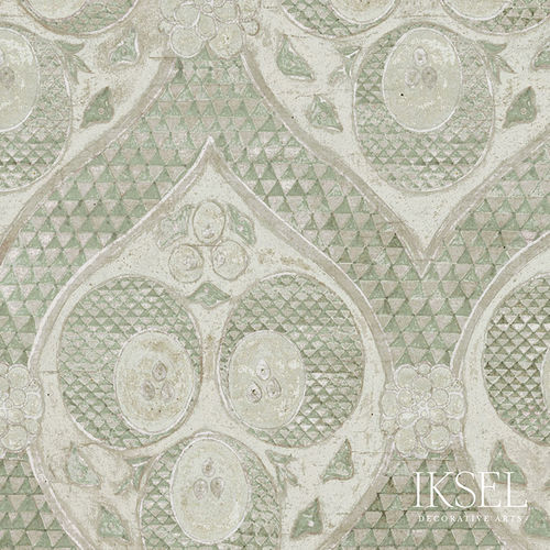 Carta da parati contemporanea - RW210 Ottoman Crescents - Iksel Decorative Arts - in vinile / in fibra di vetro / con motivi naturali