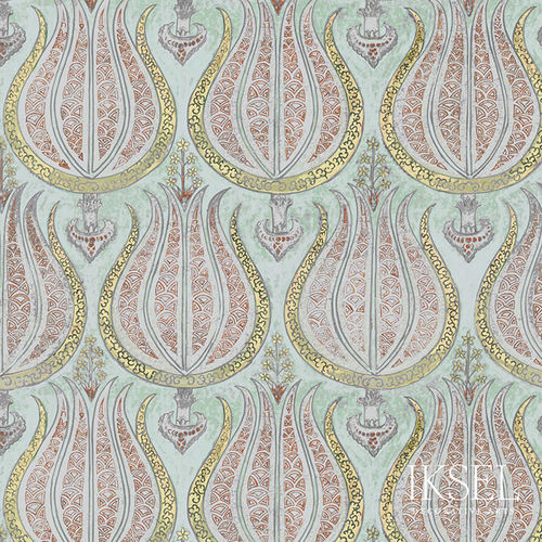 Carta da parati contemporanea - RW211 Plump Tulips - Iksel Decorative Arts - in vinile / in fibra di vetro / con motivi naturali