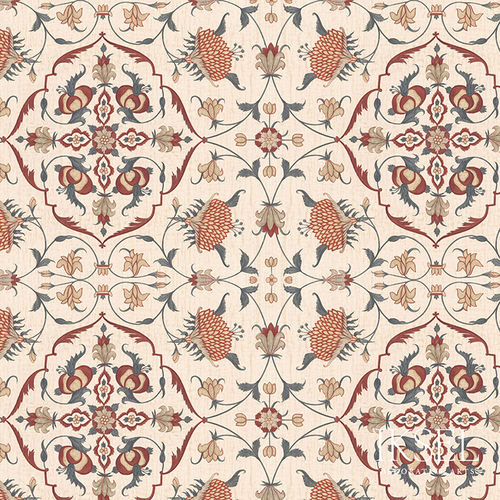 Carta da parati contemporanea - RW312 Shah Jahan - Iksel Decorative Arts - in vinile / in fibra di vetro / con motivi naturali