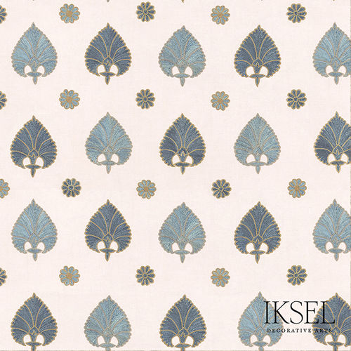 Carta da parati contemporanea - RW503 Suzani Spades - Iksel Decorative Arts - in vinile / in fibra di vetro / floreale
