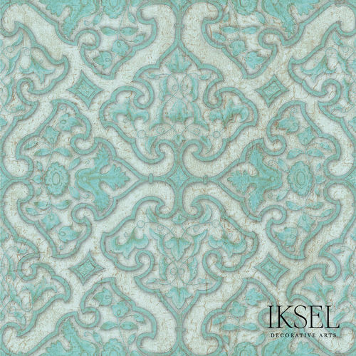 Carta da parati contemporanea - RW529 Saadi - Iksel Decorative Arts - in vinile / in fibra di vetro / con motivi naturali