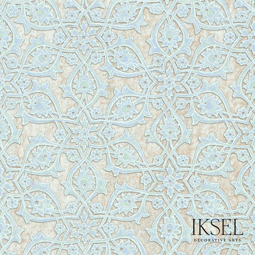 Carta da parati contemporanea - RW532 Tashkent - Iksel Decorative Arts - in vinile / in fibra di vetro / con motivi naturali
