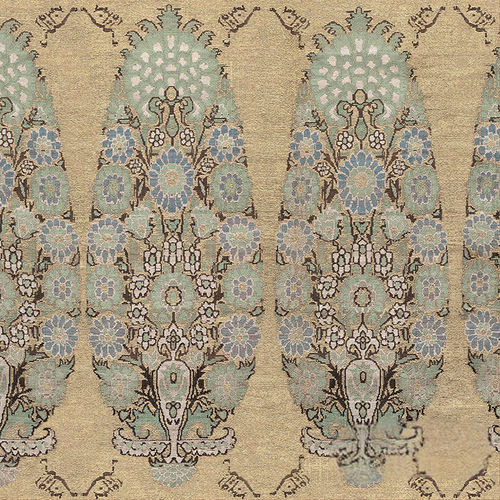 Carta da parati contemporanea - RW904 SAFAVID BOUQUET - Iksel Decorative Arts - in vinile / in fibra di vetro / con motivi naturali