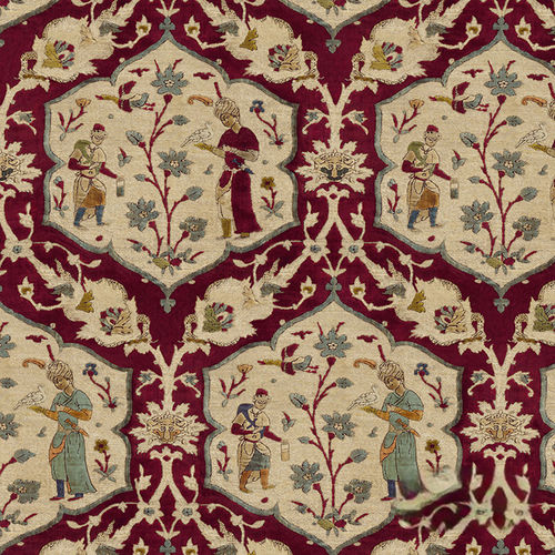 Carta da parati contemporanea - RW932 SAFAVID MEDALLIONS - Iksel Decorative Arts - in vinile / in fibra di vetro / con motivi naturali