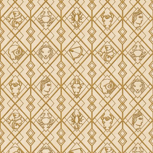 Carta da parati contemporanea - DECO ZODIAC RW443 - Iksel Decorative Arts - in fibra di vetro / in vinile / Art deco