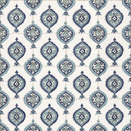 Carta da parati contemporanea - IZNIK MEDALLIONS RW119 - Iksel Decorative Arts - in fibra di vetro / in vinile / con motivi geometrici