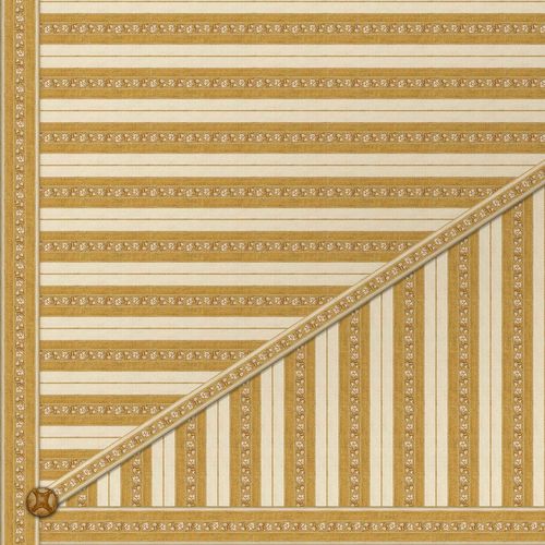 Carta da parati contemporanea - SAFAVID WIDE STRIPE CEILING CE929 - Iksel Decorative Arts - in vinile / a righe / gialla