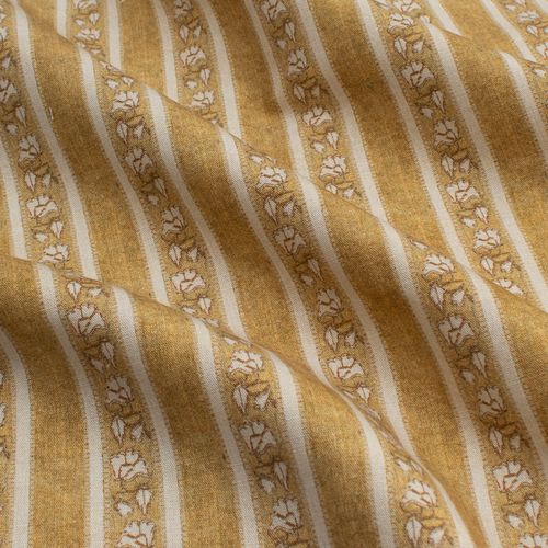 Tessuto da tappezzeria - SAFAVID GOLDEN STRIPE RF928 - Iksel Decorative Arts - per tende / da parete / con motivi floreali