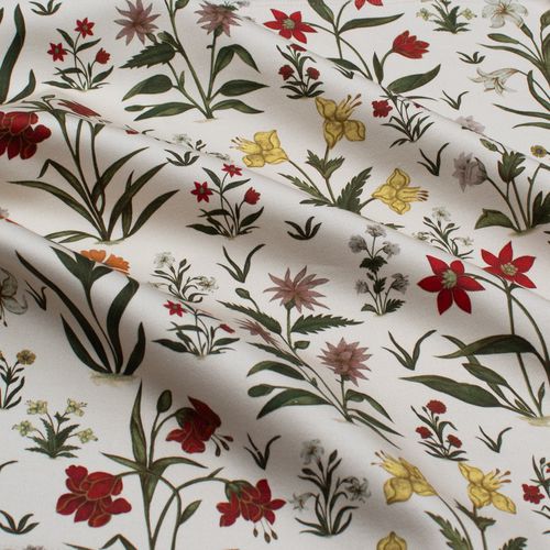 Tessuto da tappezzeria - MOGUL FLOWERS C. RF315B - Iksel Decorative Arts - per tende / da parete / a fiori