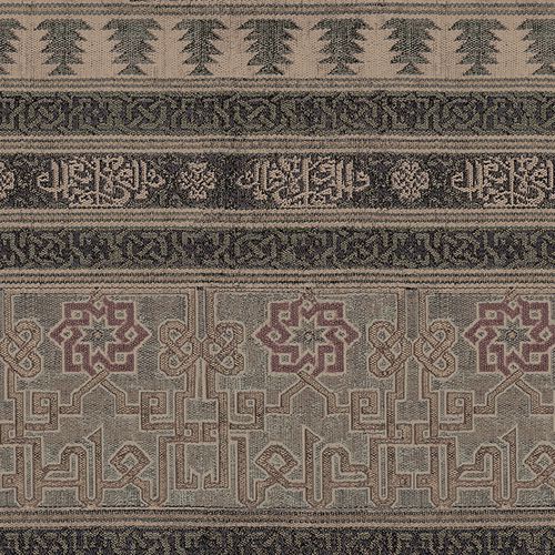 Tessuto da tappezzeria - ALCAZAR BAYADERE RF906 - Iksel Decorative Arts - per tende / per il design d'interni / con motivo ad arabeschi