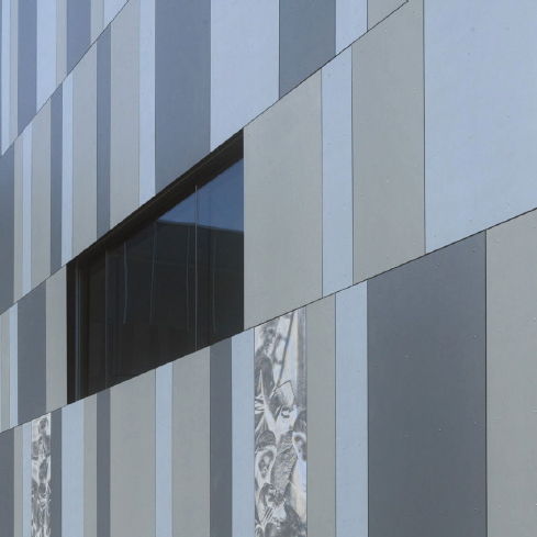 Pannello sandwich isolante per facciata ventilata - ISOVISION - ISOMEC - per muro / rivestimento in alluminio / anima in poliisocianurato PIR