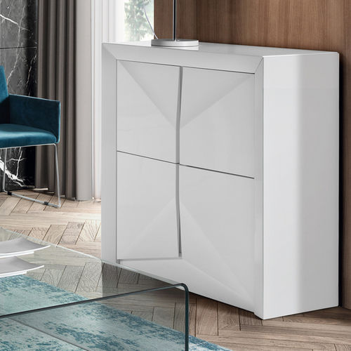 Credenza alta - ARC - CAMINO A CASA - contemporanea / in legno laccato / con ante battenti