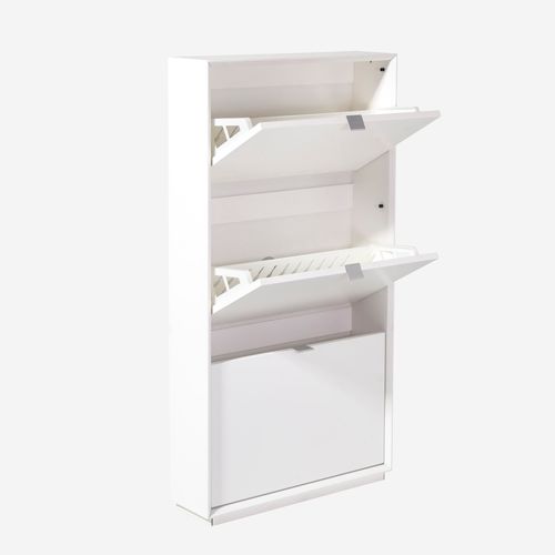Scarpiera contemporanea - 599-017290-L.B.ML.B.M - CAMINO A CASA - autoportante / in MDF laccato / per uso residenziale