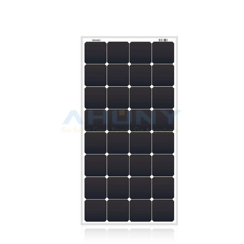 Pannello solare fotovoltaico monocristallino - ERIGID M120W - SHENZHEN AHONY POWER CO.,LTD - semirigido / black / montaggio verticale