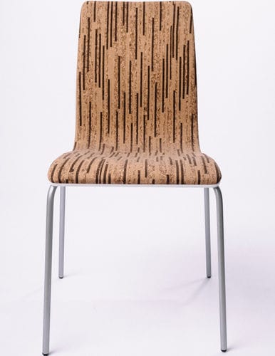 Sedia contemporanea - BOREAL - CREATIVE-CORK - da interno / in sughero / con supporto in acciaio