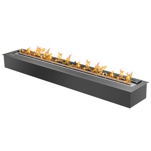 Bruciatore a bioetanolo in acciaio - EB4800 BLACK - IGNIS Development, Incorporated - rettangolare / contemporaneo / da incasso
