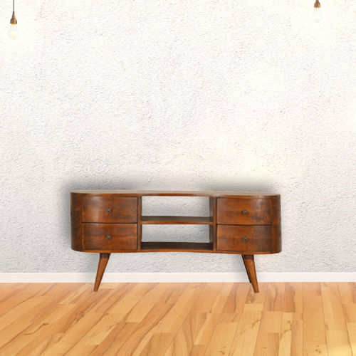 Mobile multimediale in stile scandinavo - WAVE  - Artisan Furniture - con cassetti / ad uso residenziale / in legno massiccio