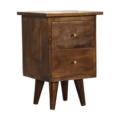 Comodino in stile scandinavo - IN1 series - Artisan Furniture - in legno massiccio / in legno dipinto / con supporto in legno massiccio