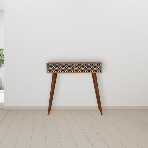 Consolle design scandinavo - VALENTINA  - Artisan Furniture - in legno massiccio / con supporto in legno massiccio / rettangolare