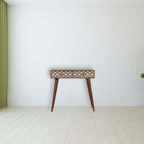 Consolle design scandinavo - STELLA  - Artisan Furniture - in legno massiccio / con supporto in legno massiccio / rettangolare