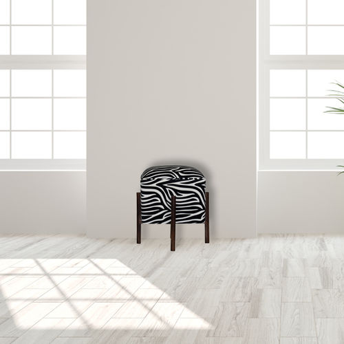 Pouf in velluto - ZEBRA  - Artisan Furniture - contemporaneo / quadrato / fatto a mano