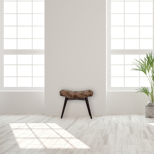 Divanetto imbottito design scandinavo - LEOPARD - Artisan Furniture - in velluto / con supporto in legno massiccio / in legno massiccio