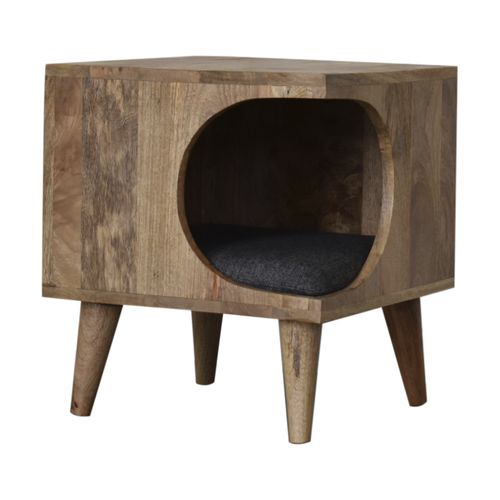 Letto per cane in legno massiccio - NORDIC - Artisan Furniture - con cuscino rimovibile