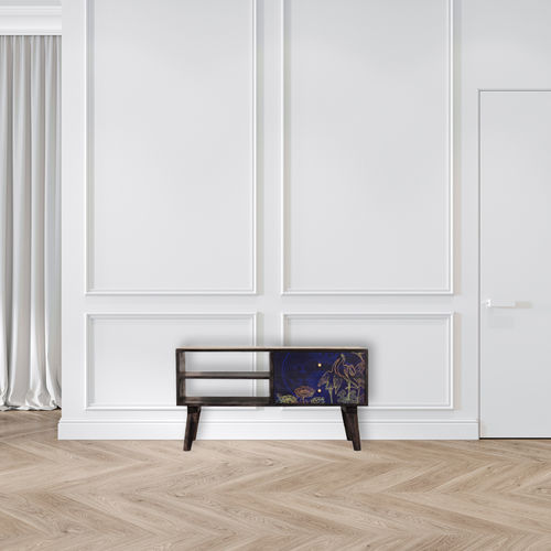 Mobile multimediale in stile scandinavo - AVANTI SHANGRI-LA - Artisan Furniture - con cassetti / con ripiani / ad uso residenziale