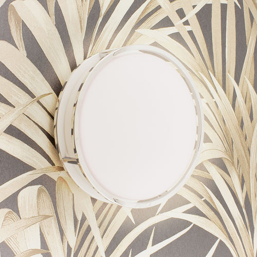 Applique contemporanea - Art Deco - BATH BAZAAR - da interno / in metallo cromato / in vetro