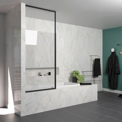 Sopravasca fisso - MILAN - BATH BAZAAR - in vetro Securit® / con telaio