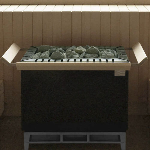 Stufa per sauna elettrica - Pyro 4 - Fire Ice Systemtec Georg Zelger e.K. - 0 - 5 kW / 20 kW...50 kW / a pavimento