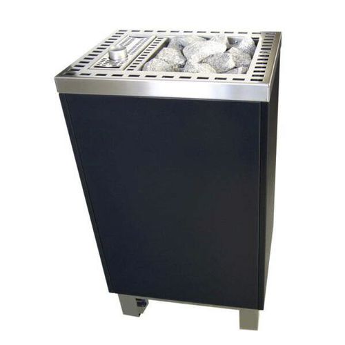 Stufa per sauna elettrica - tHERMOS tm48-v - Fire Ice Systemtec Georg Zelger e.K. - 5 kW...10 kW / 10 kW...20 kW / a pavimento