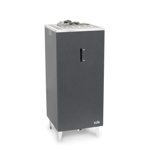 Stufa per sauna elettrica - eos Bi-O Cubo - Fire Ice Systemtec Georg Zelger e.K. - 5 kW...10 kW / 10 kW...20 kW / a pavimento