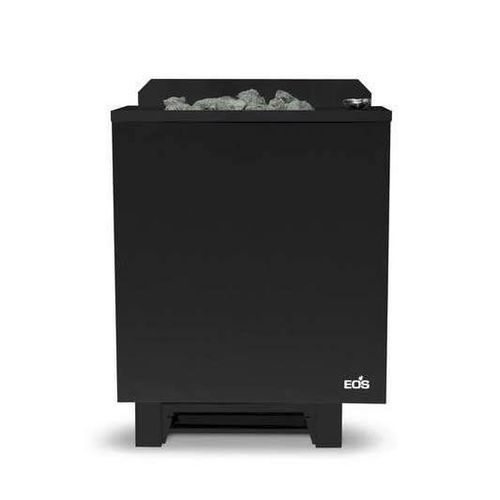Stufa per sauna elettrica - eos Bi-O Gracil - Fire Ice Systemtec Georg Zelger e.K. - 5 kW...10 kW / a pavimento / in acciaio inossidabile