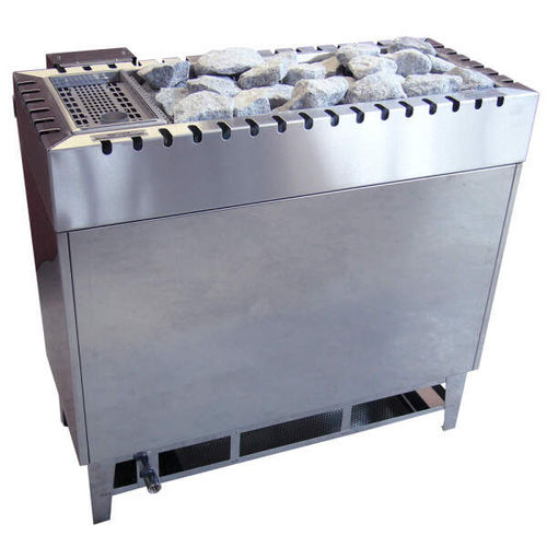 Stufa per sauna elettrica - Vapo-therm - Fire Ice Systemtec Georg Zelger e.K. - 5 kW...10 kW / 20 kW...50 kW / a pavimento
