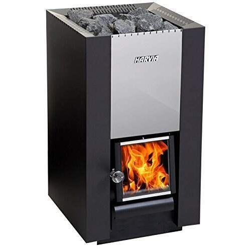 Stufa per sauna a legna - Harvia 22 - Fire Ice Systemtec Georg Zelger e.K. - 10 kW...20 kW / a pavimento / in metallo