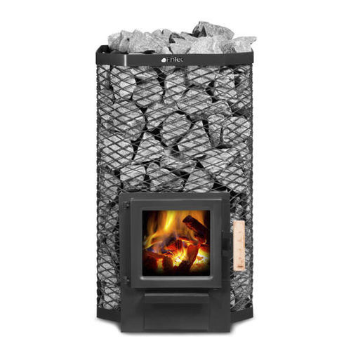 Stufa per sauna a legna - FinTec Arthur  - Fire Ice Systemtec Georg Zelger e.K. - 9 kW / a pavimento / in metallo