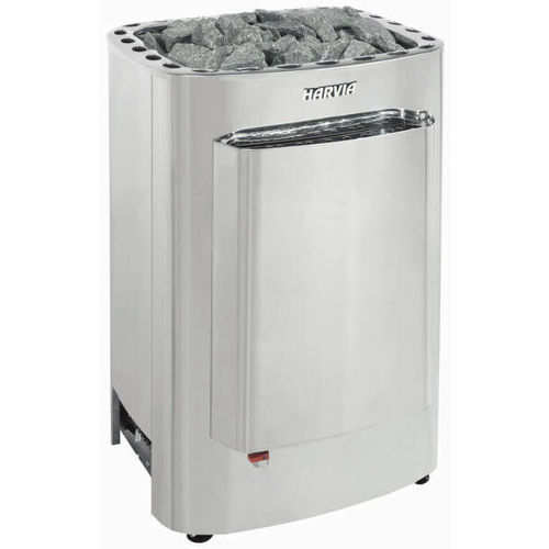 Stufa per sauna elettrica - Harvia Club Combi k11gs - Fire Ice Systemtec Georg Zelger e.K. - 11 kW / a pavimento / in acciaio inossidabile