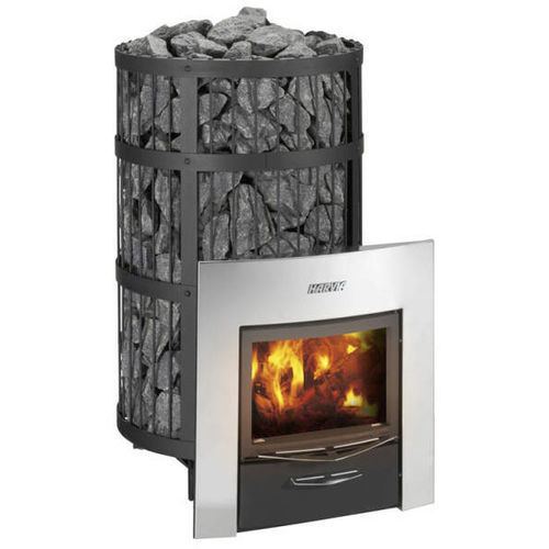 Stufa per sauna a legna - Harvia Legend 300 Duo - Fire Ice Systemtec Georg Zelger e.K. - 20 kW...50 kW / a pavimento / in acciaio