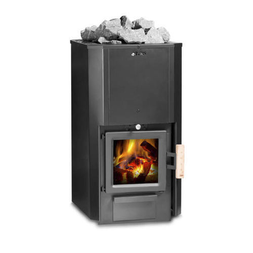 Stufa per sauna a legna - FinTec Iwo Trend  - Fire Ice Systemtec Georg Zelger e.K. - 9 kW / a pavimento / in metallo