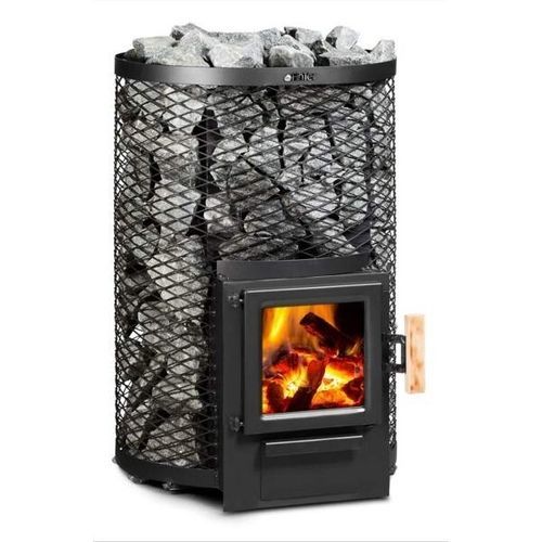 Stufa per sauna a legna - FinTec Kjeld - Fire Ice Systemtec Georg Zelger e.K. - 9 kW / a pavimento / in acciaio