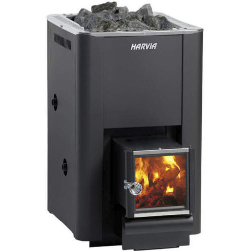 Stufa per sauna a legna - Harvia 20 sl - Fire Ice Systemtec Georg Zelger e.K. - 20 kW...50 kW / a pavimento / in metallo