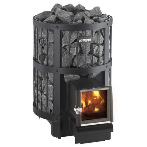 Stufa per sauna a legna - Harvia Legend 150 sl - Fire Ice Systemtec Georg Zelger e.K. - 10 kW...20 kW / a pavimento / in acciaio