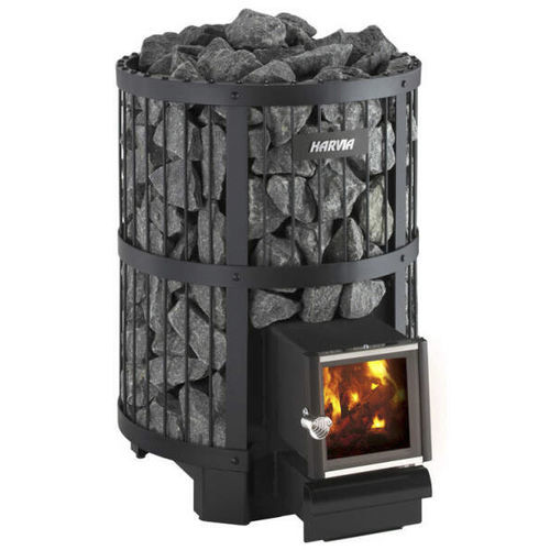 Stufa per sauna a legna - Harvia Legend 240 sl - Fire Ice Systemtec Georg Zelger e.K. - 20 kW...50 kW / a pavimento / in acciaio