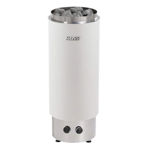 Stufa per sauna elettrica - Cilindro pc70f - Fire Ice Systemtec Georg Zelger e.K. - 7 kW / a pavimento / in metallo