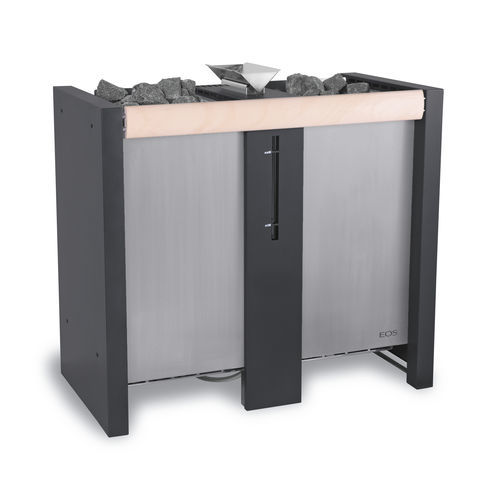 Stufa per sauna elettrica - EOS HERKULES XL S120 HD - Fire Ice Systemtec Georg Zelger e.K. - da appoggio / in acciaio inossidabile / contemporanea