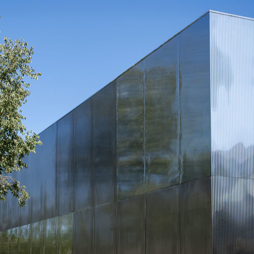 Lamiera metallica decorativa - LINE - EMBOSS PANELS - perforata / goffrata / in acciaio